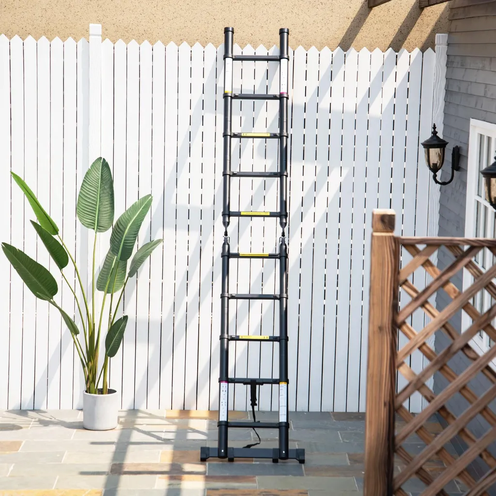 Échelle télescopique 3m20 stable et légère pour accès difficiles