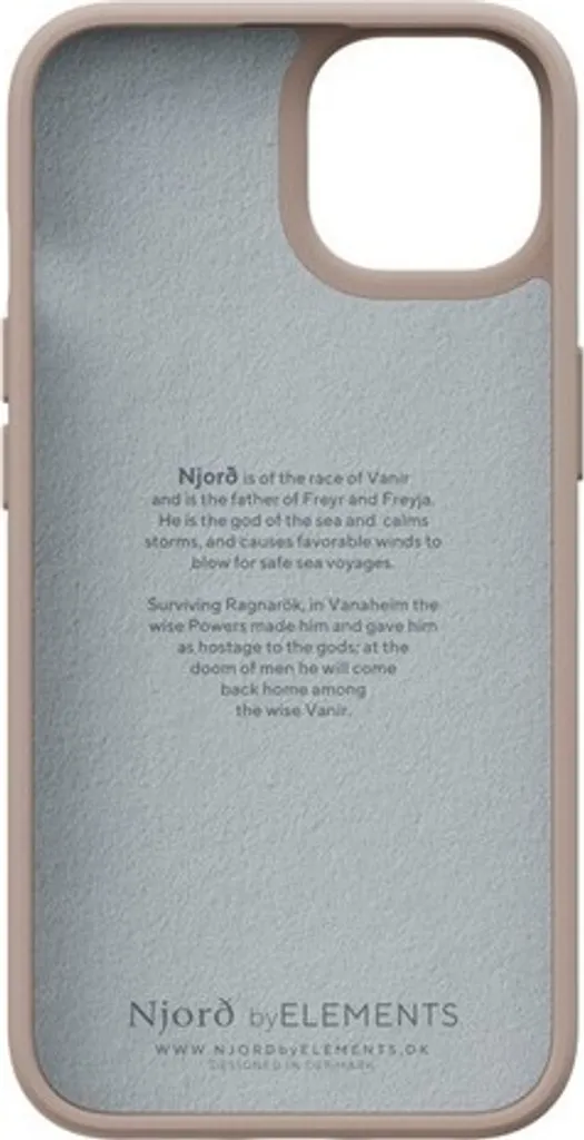 Étui de Protection iPhone 14 Marron au Design Minimaliste Chic