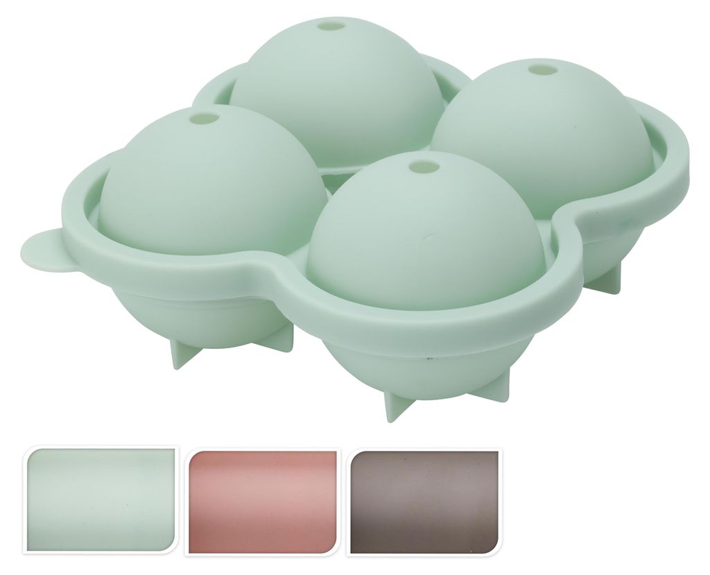 Eiswürfelschale für 4 Kugeln 7cm Stilvolles und Produktbild 