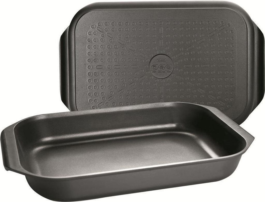 Ibili-Induplus serveerplank, aluminium, 40x26x6,5 cm, zwart Productafbeelding 