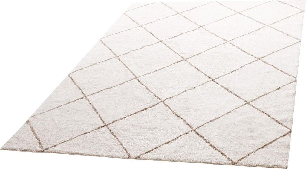 Indoor Plush Area Rugs, 2.44 x 3.05m Plush Carpet, Area Rugs Furry with Long Plushs Pile, Thick & Durable High-Pile Rug for High-Traffic Areas, Bed...