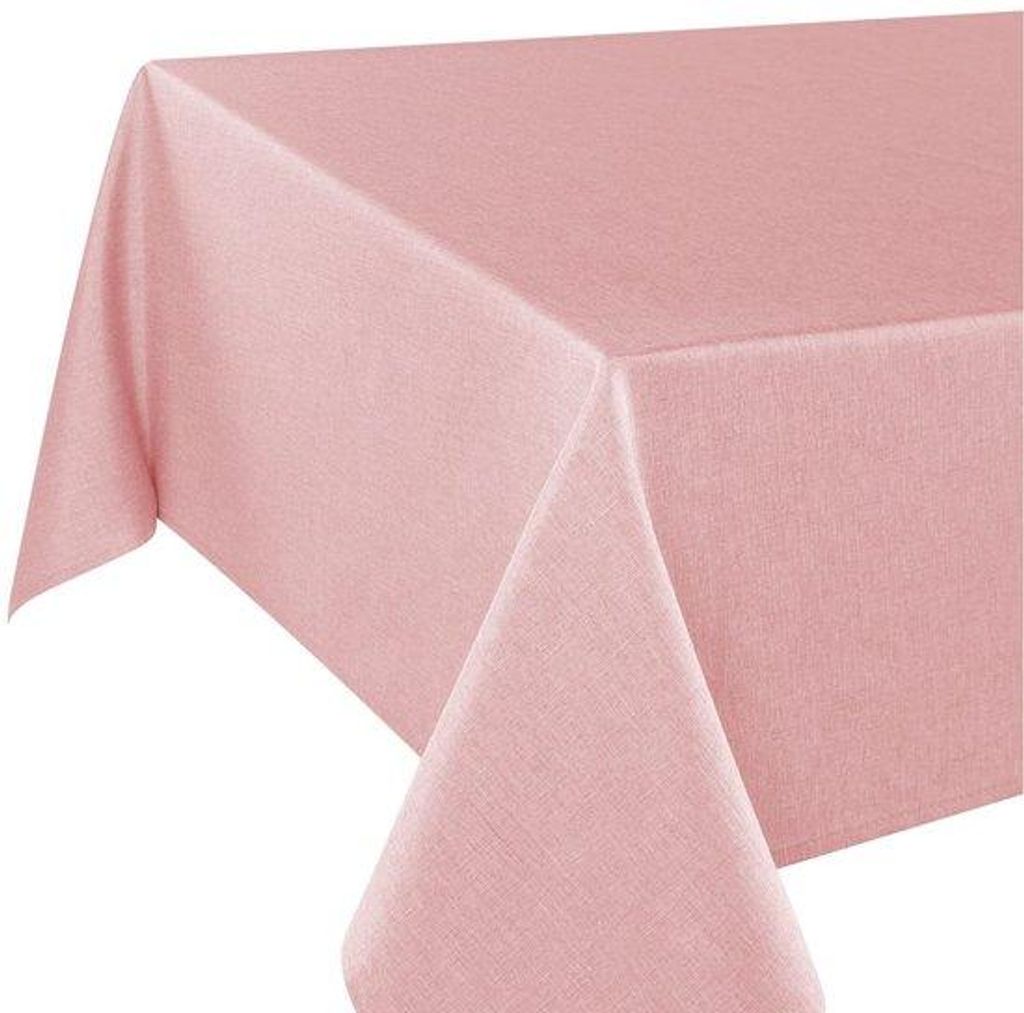Rechteckiges Tafelkleed 130x160 cm rosa Premium