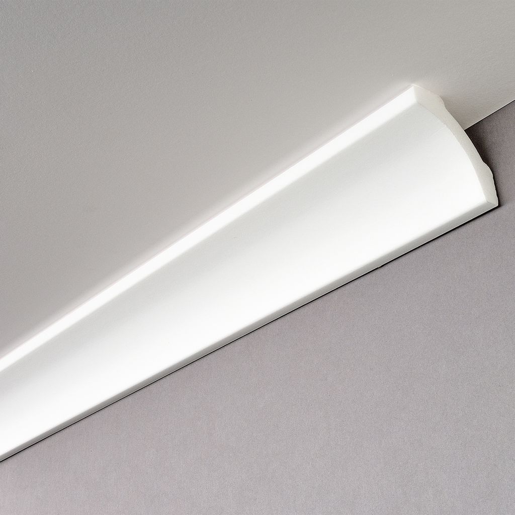 Decosa Zierprofil B7, weiß, 50 x 50 mm, Länge: 2 m - 30 Stück