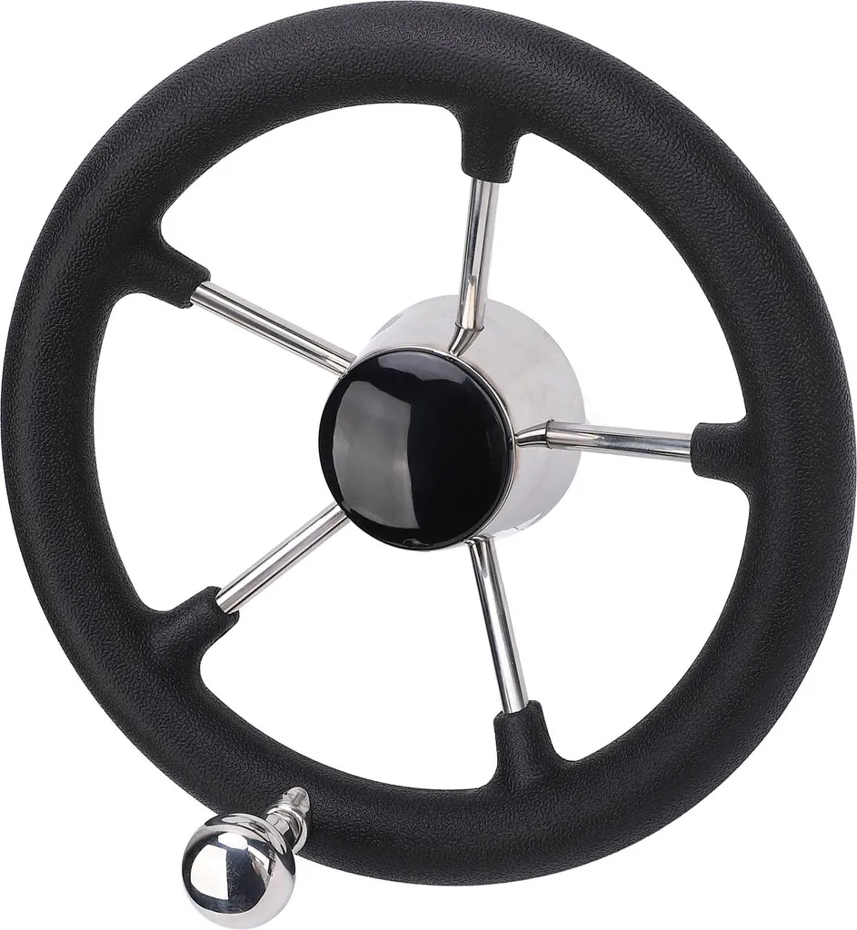 Barre de bateau à 5 branches en inox poli 11" pour console de pilotage - 7