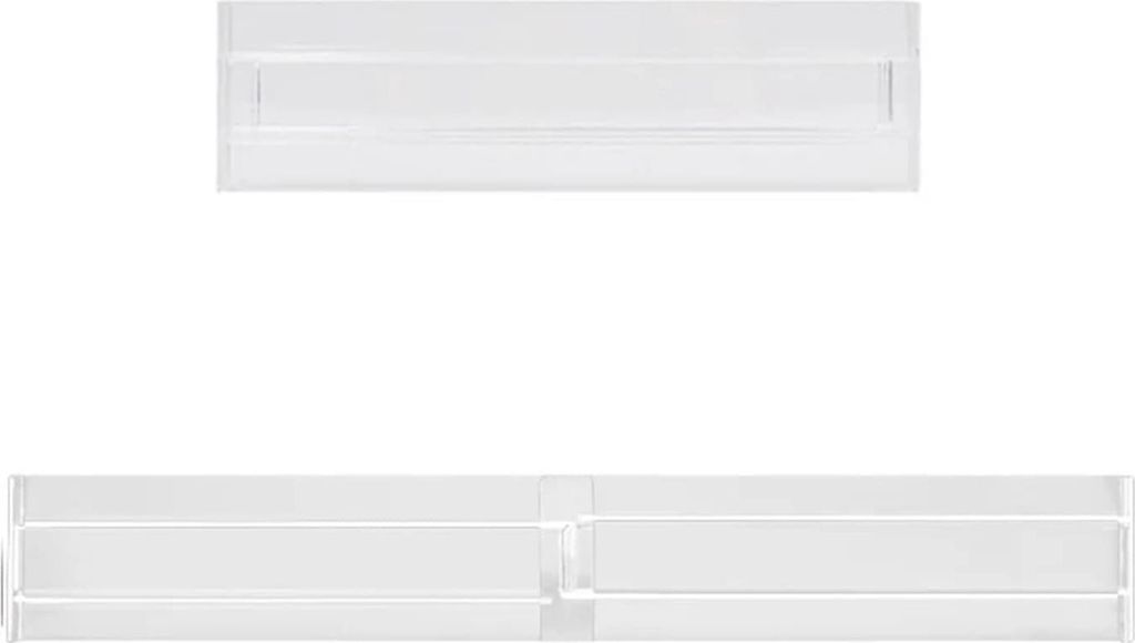 Schubladentrenner, Schubladentrenner Verstellbar Transparenter Schubladenteiler-Organizer, verstellbare, erweiterbare Schubladentrenner aus Acryl f...