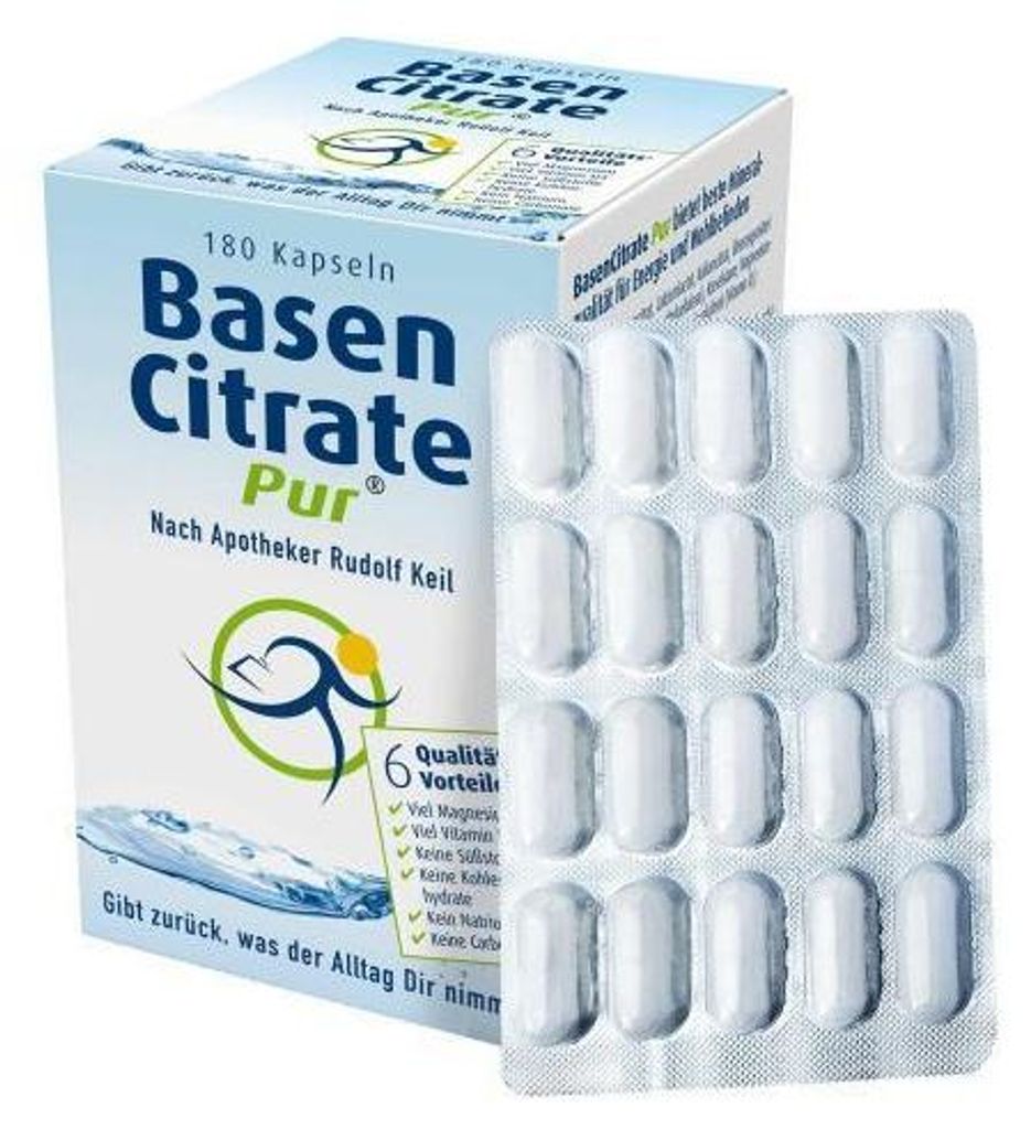 Basen Citrate Pur n.Apotheker Rudolf Keil Kapseln 180 St