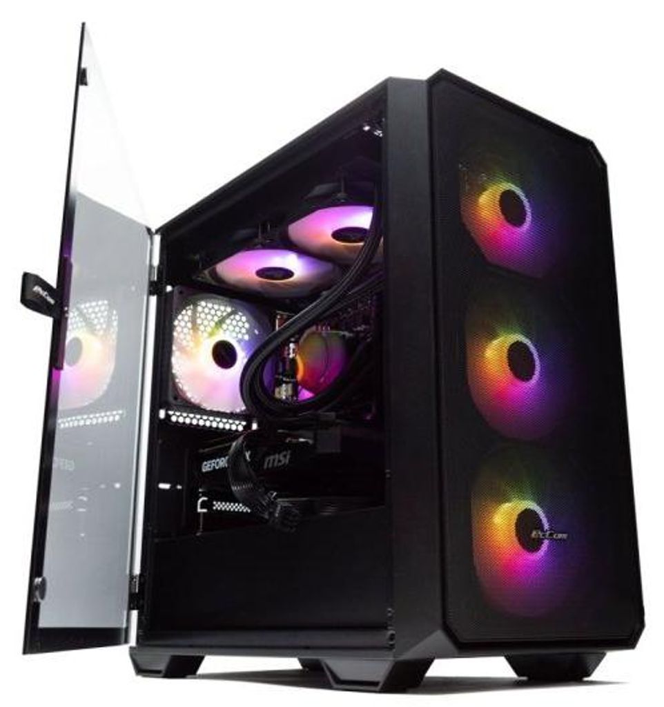 PcCom-fertiger PC mit Intel Core i7-14700KF / 32 GB / 2 TB SSD / RTX 5060 V2, weiß