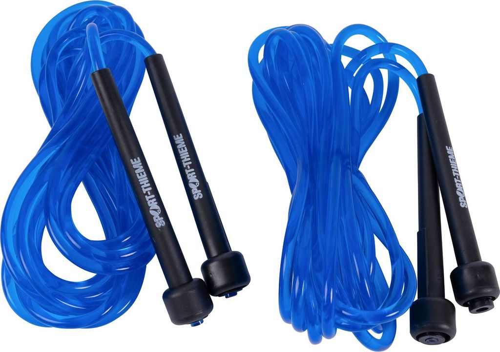 Sport-Thieme Springseil "Double-Dutch", Neonblau, Kunststoff