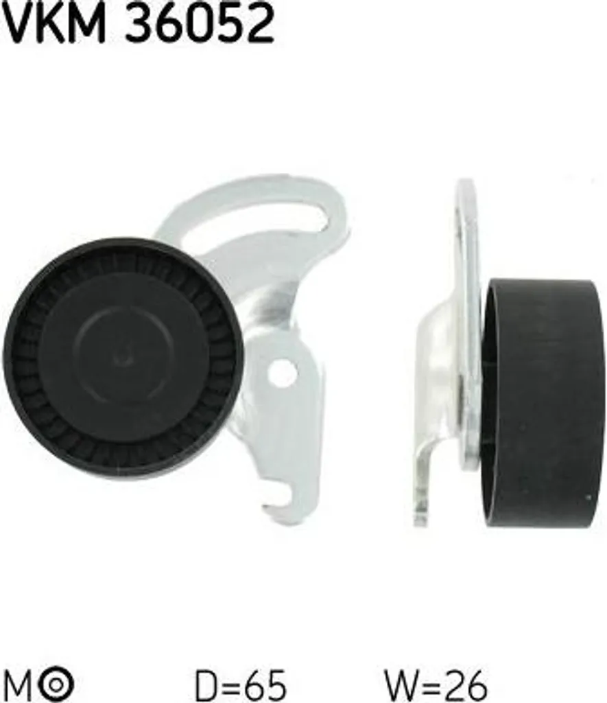 Galet tendeur SKF VKM 36052 pour courroie d'accessoires Clio et Megane