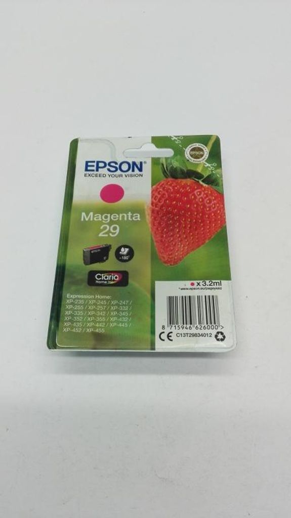 Atramentová kazeta Epson 29 magenta (cca 180 strán) Obrázok produktu 