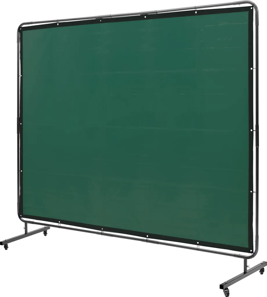 Écran de protection soudure mobile 183x244 cm avec rideau ininflammable