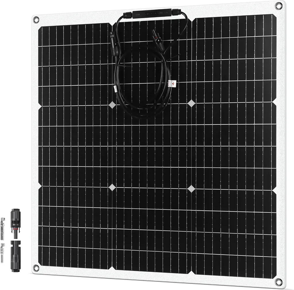 Pannello Solare Portatile 120W Flessibile | Kit Solare 60W Camper e Barca
