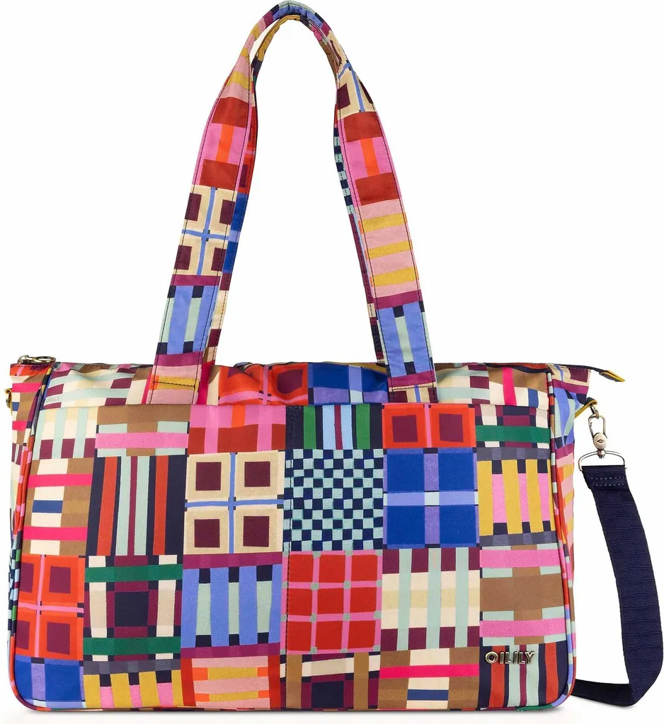 Grand sac à main de voyage Wynda pour femme imprimé fleuri Wedgewood