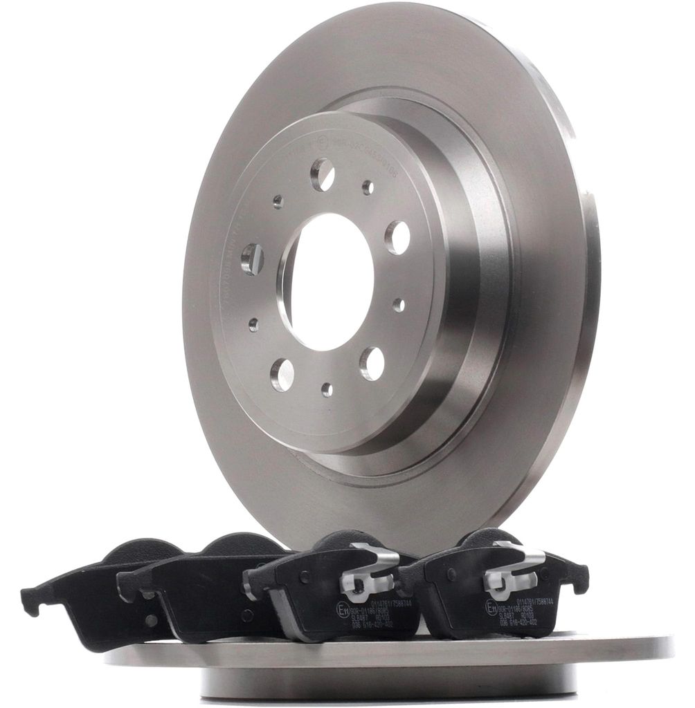STARK Bremsen Set Hinten Bremsscheiben und Beläge für VW Golf VII Schrägheck (5G1, BQ1, BE1, BE2) 288,0mm