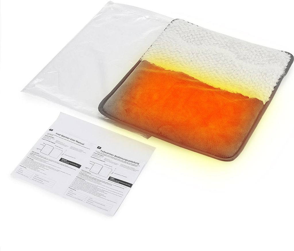 Elektrische USB Fußheizmatte, Konstanttemperatur 50°C – Produktbild 