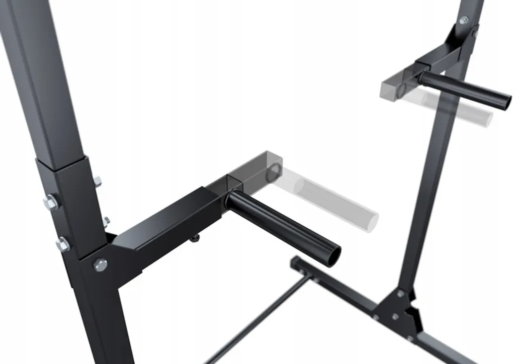 Barre de traction fixe et station de dips pour musculation complète à domicile