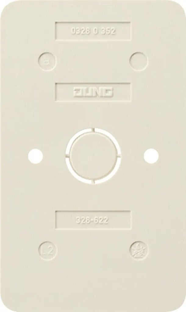 Plaque de sol JUNG 328-622 : support pour installation encastrée sol