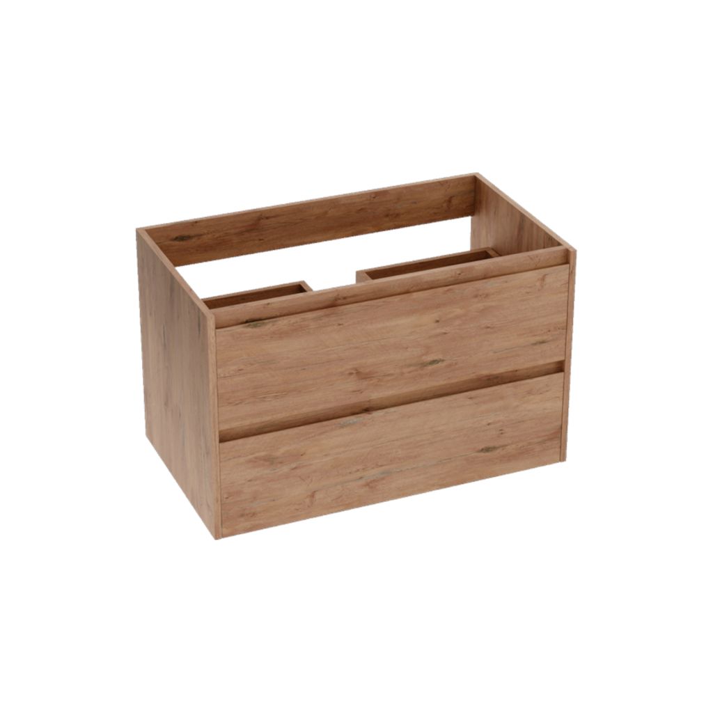 LAVITA Badezimmerschrank Tulsa Wood 800 | Hängeschrank | Badschrank | Waschtischschrank | Schrank 80cm Breit | Mehrzweckschrank | Hängeschrank f...