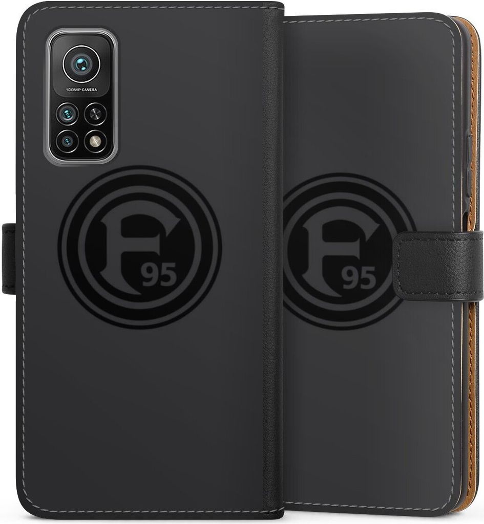 DeinDesign Klapphülle für Xiaomi Mi 10T Pro 5G Handytasche Lederhülle Tasche F95 Fortuna Düsseldorf Logo