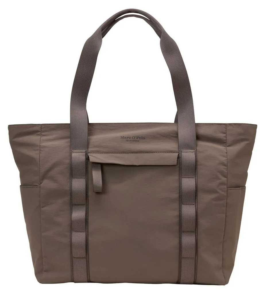 Sac shopper Marc O'Polo Lica Shopper cuir brun Dark Nickle premium