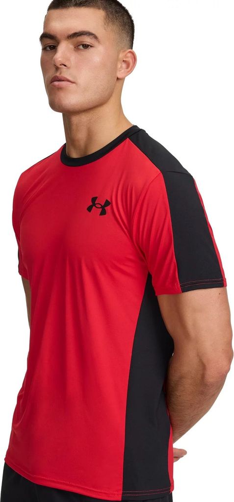 Under Armour Ua Hg Wordmark Ss - red, Größe:M