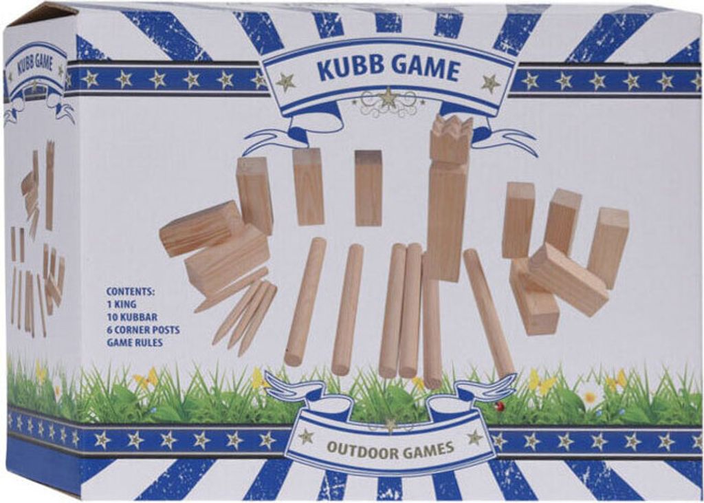 Outdoor Games Outdoor-Spiele Kubb-Spiel - Holz - 21-teilig Produktbild 4