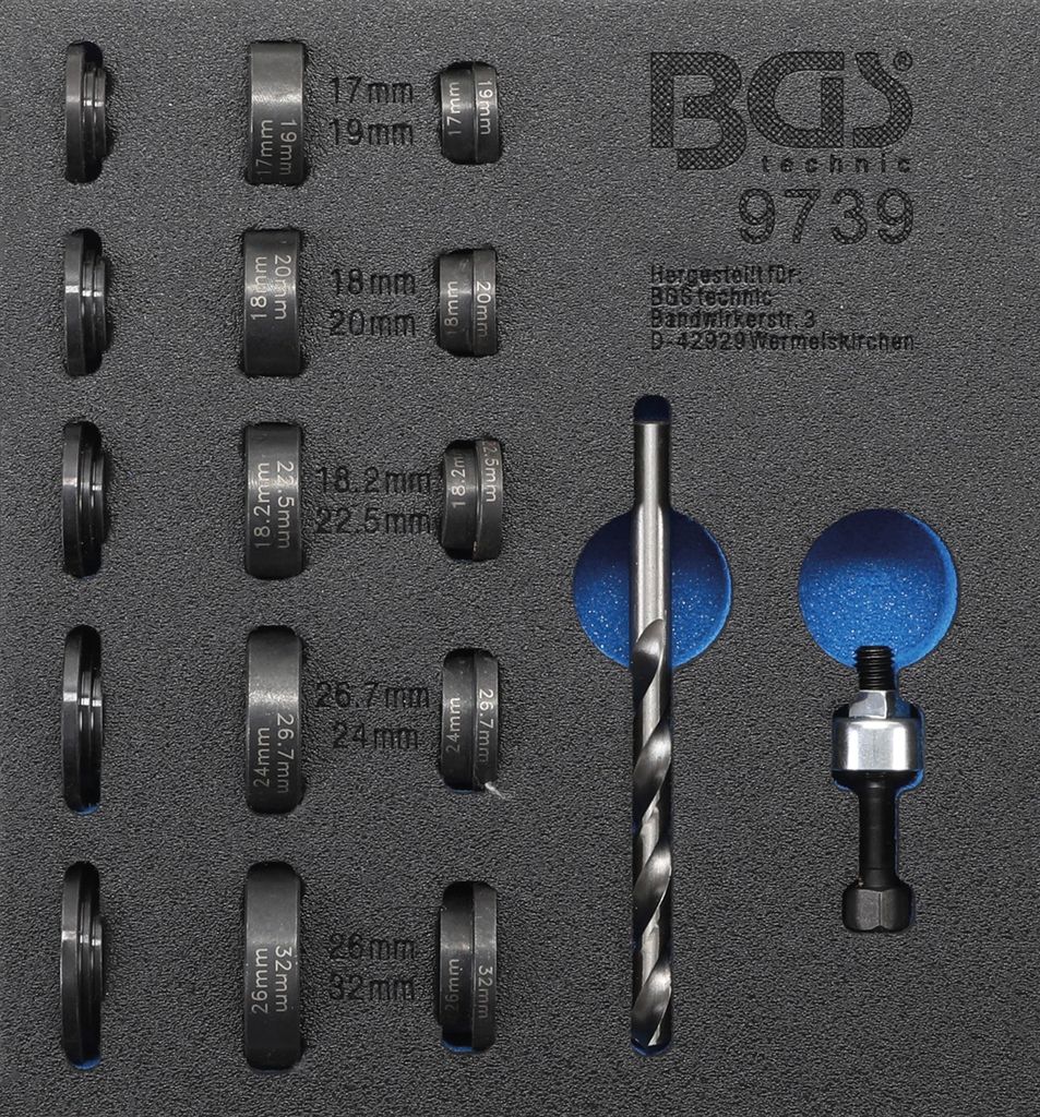 BGS technic Tool Tray 1/6: Hole Punch Set, 622 mm, 622 g Obrázek produktu 