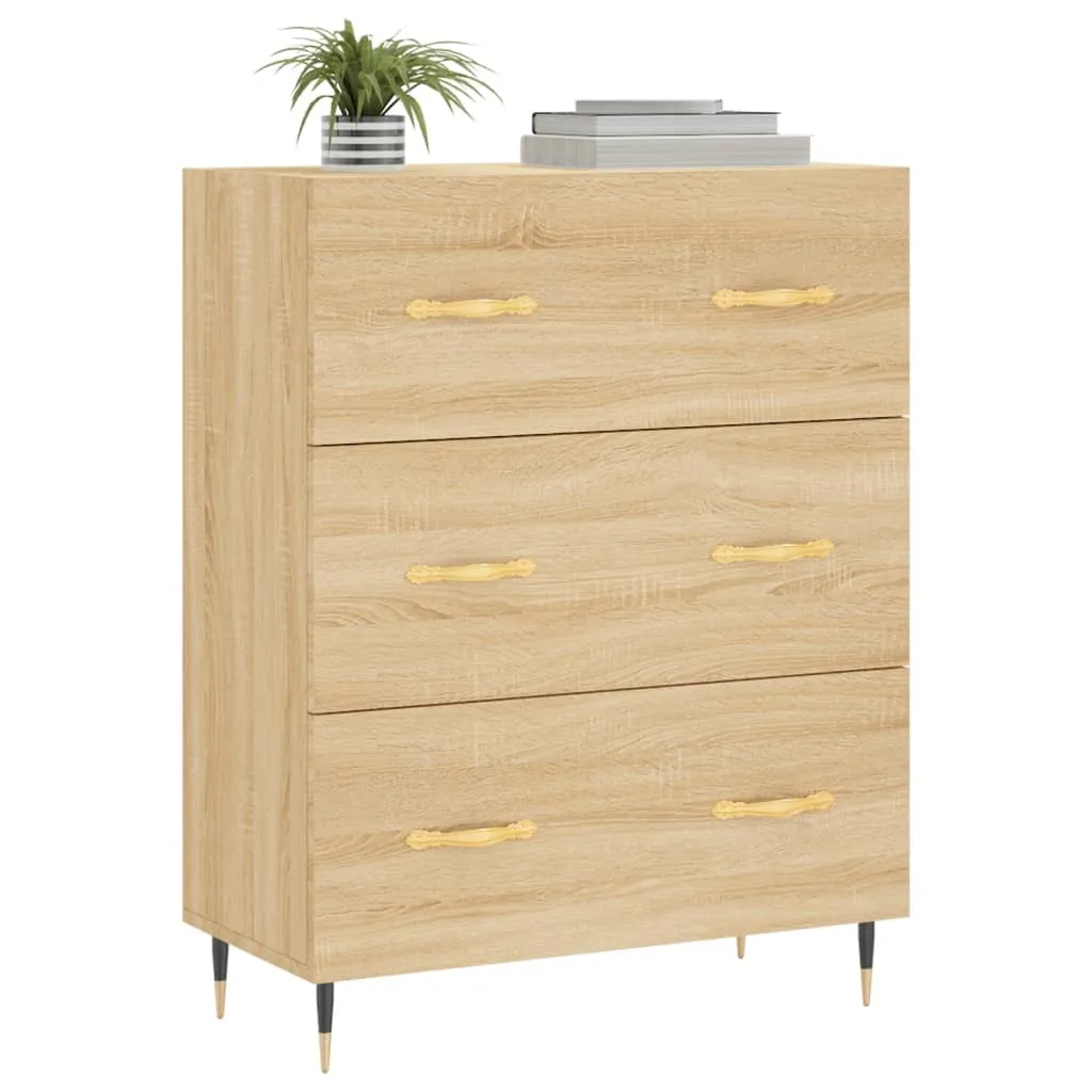 Credenza SYFAX Sonoma 69,5x34x90 cm - Mobile Tech & Home Office - 3