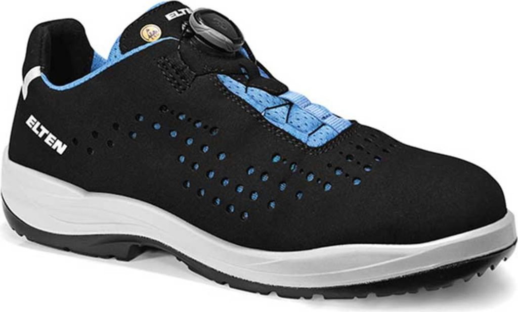 ELTEN Damen-Sicherheitsschuhe IMPULSE Lady BOA aqua Low ESD S1P 74831 Schwarz, 37