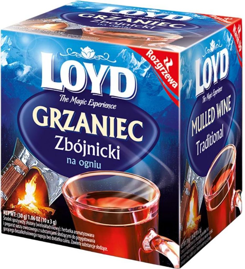 Loyd Glühweingewürz Tee 10 Beutel - Glühwein Gewürz Wintertee Mulled Wine Punsch