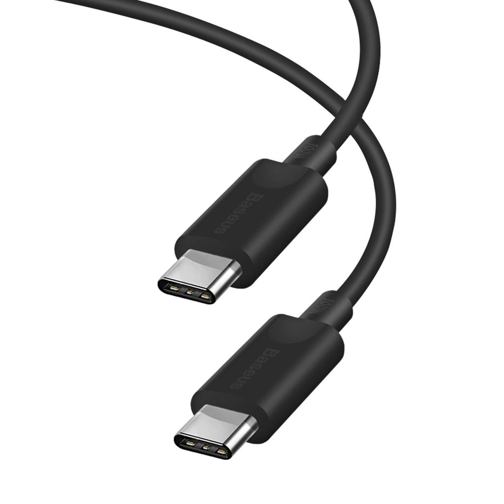 USB-C / USB-C Power Delivery 100W bertragungskabel 1,5m Baseus Schwarz