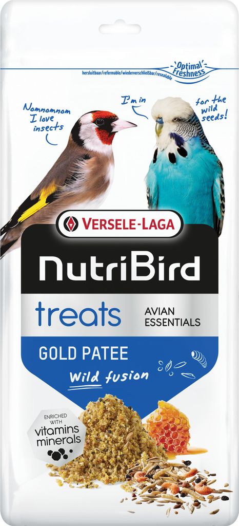 NutriBird Treats Gold Patee Wild Fusion - 250 g