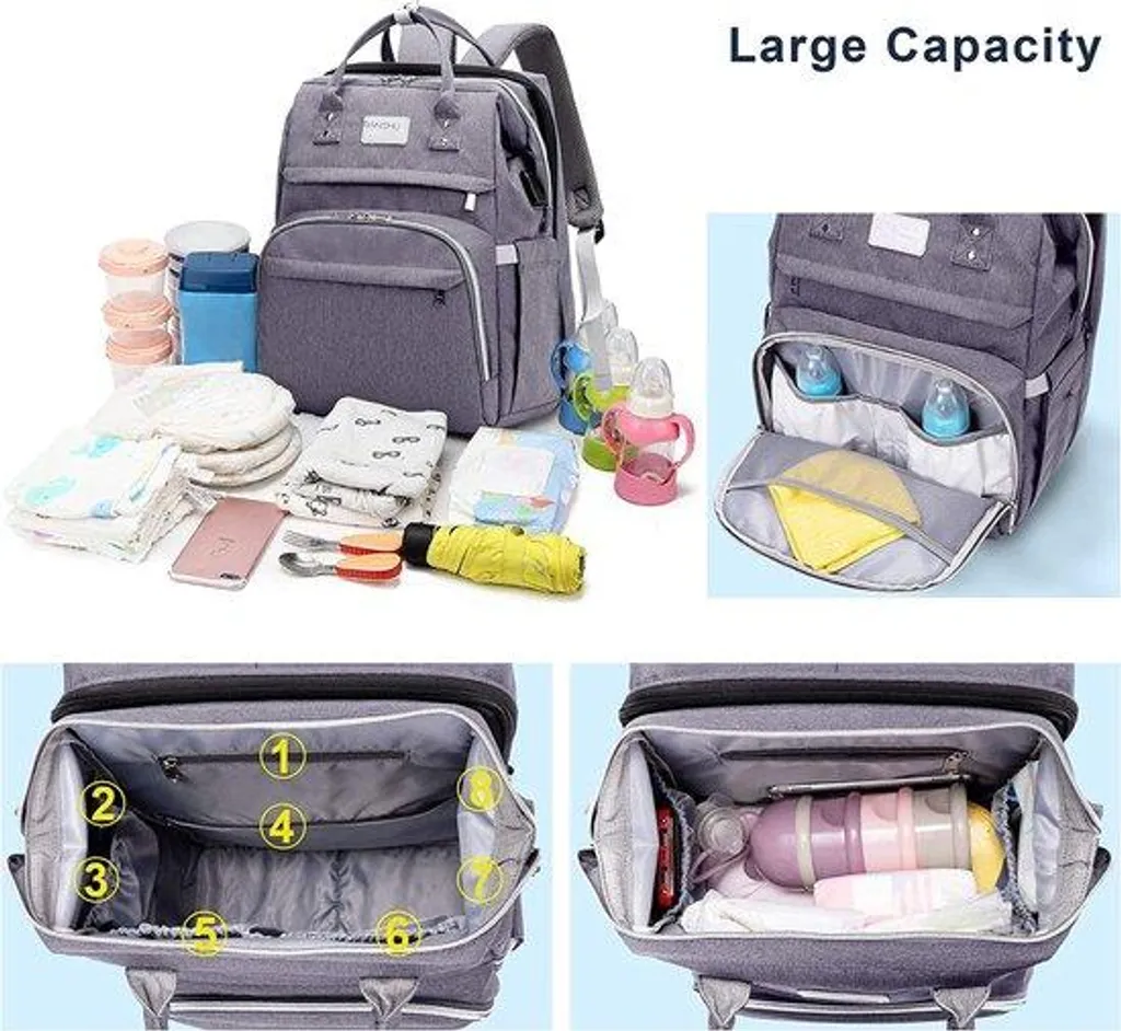 Sac à couches ergonomique : fini le désordre et le mal de dos en sortie