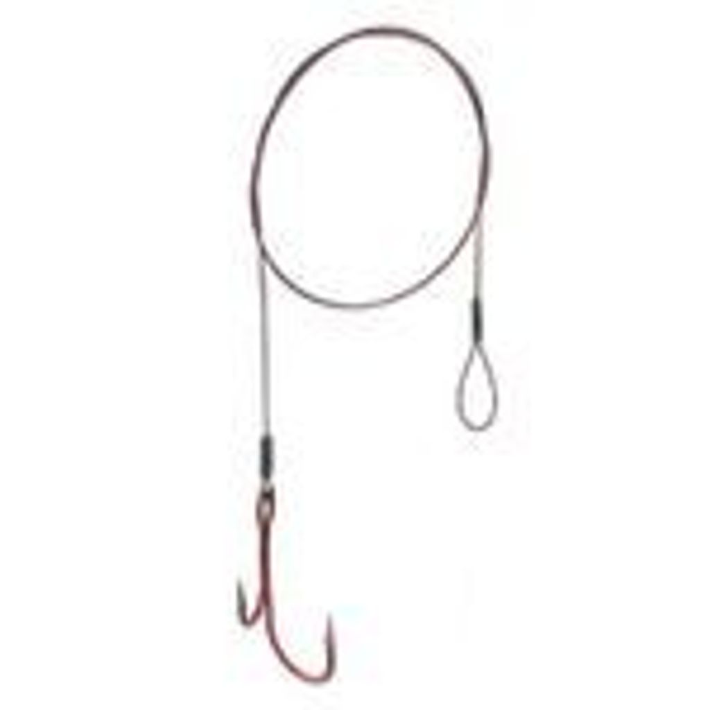 flexonit VMC Ryderhaken 9402 0,27mm/6,8kg/60cm rot Gr. 2 Stahlvorfach