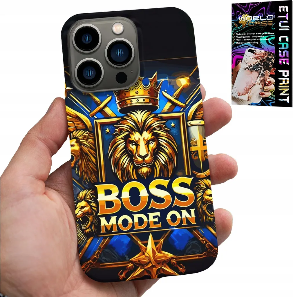Custodia Exclusive Leone Boss iPhone 15 Pro | Shield Edition