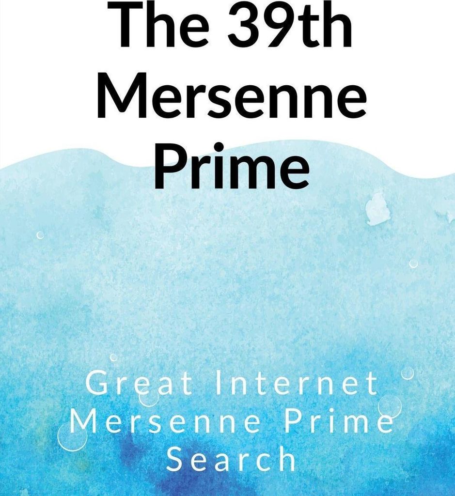 The 39th Mersenne prime