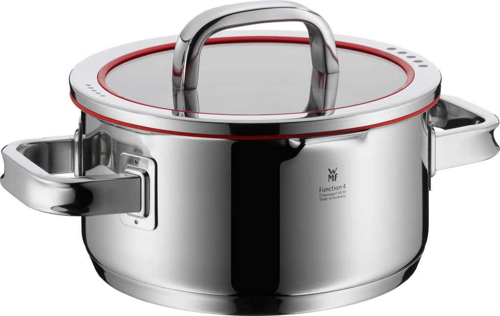 WMF INDUKTION Edelstahl TOPF mit Glasdeckel KOCHTOPF Suppentopf FUNCTION 2,5L