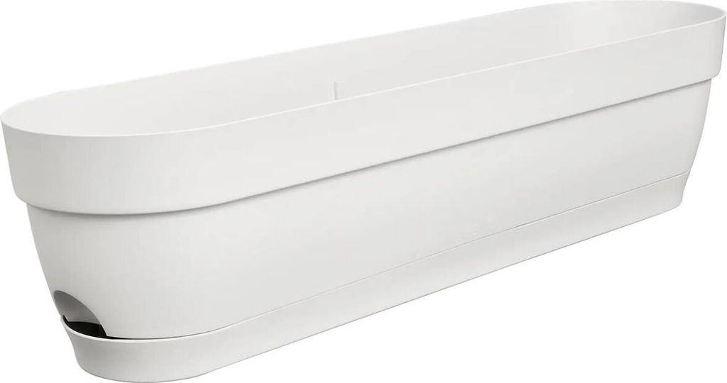 elho Vibia campana Balkonkasten Weiß 70 cm - Kunststoff
