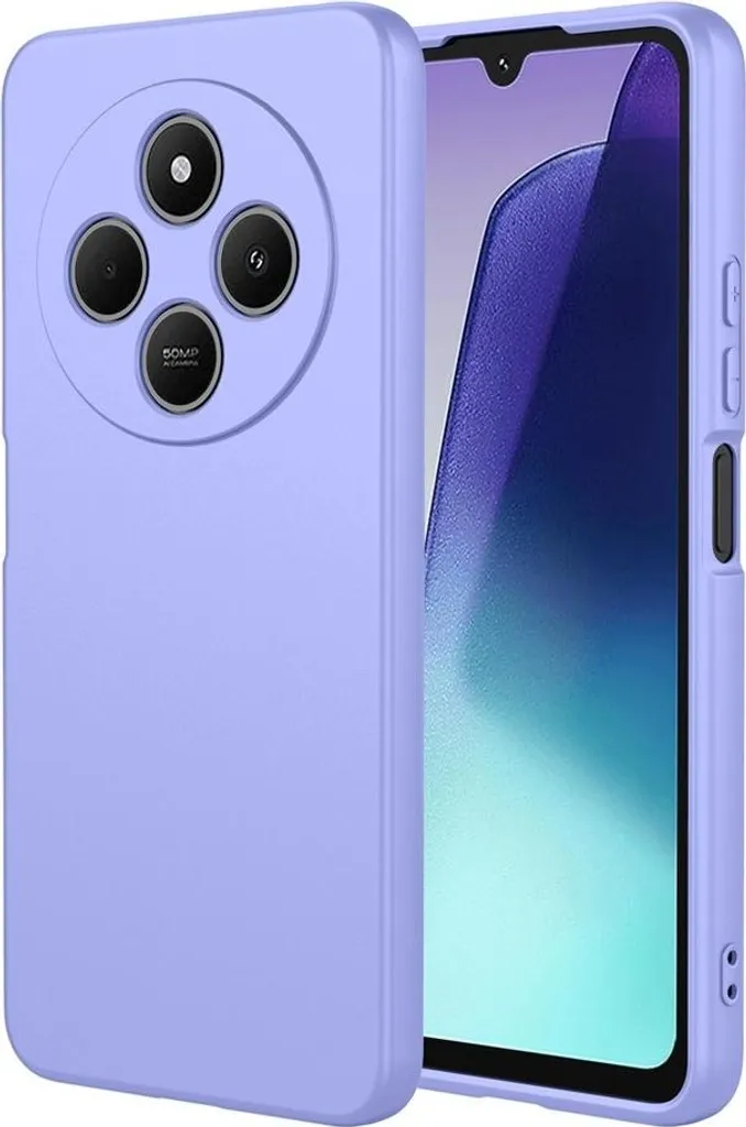 Custodia Silicone Soft Silk Viola Xiaomi Redmi 14C Poco C75 Phonesta