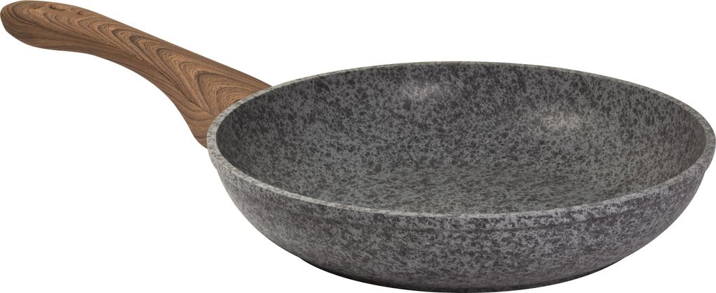 STEINFURT Bratpfanne, Durchmesser: 24 cm, Aluminiumlegierung, grau