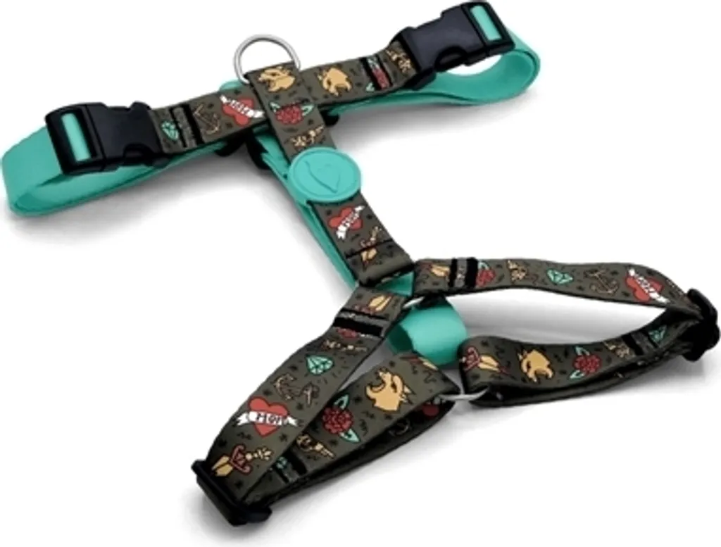 Pettorina Morso H Ink Tank Green | Lo Stile Eco-Chic per il Tuo Cane