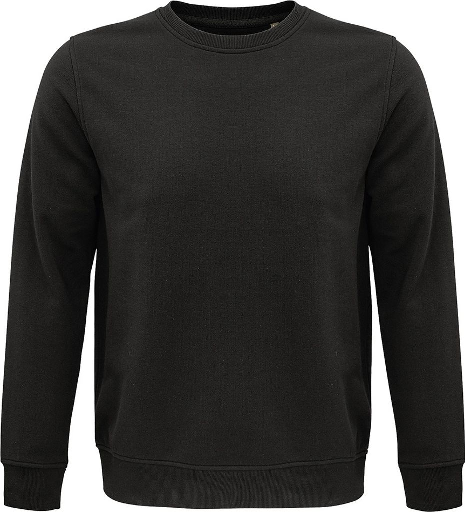 SOLS - "Comet" Sweatshirt Baumwolle aus biologischem Anbau für Herren/Damen Uni PC4315 (XS) (Anthrazit)