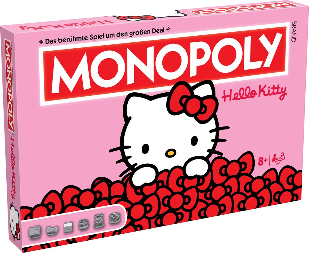 Monopoly - Hello Kitty Gesellschaftsspiel Brettspiel Spiel Produktbild 