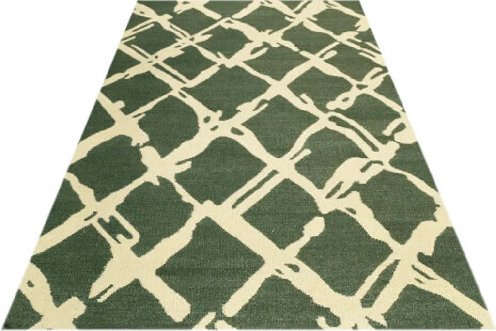 Tapis Tissé à Plat Kilim Modern 225 en 120x180 cm Style Géométrique