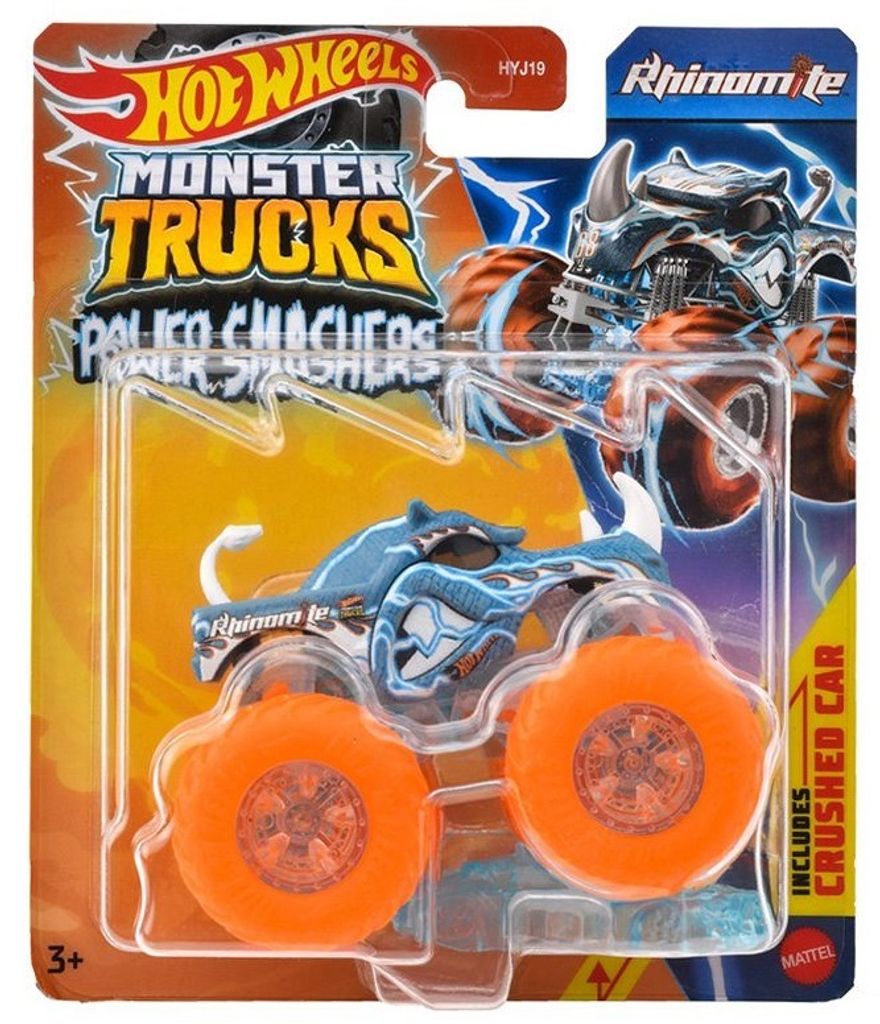 RHINOMITE - Power Smashers - Monster Trucks Hot Wheels Auto Die-cast Truck 1:64