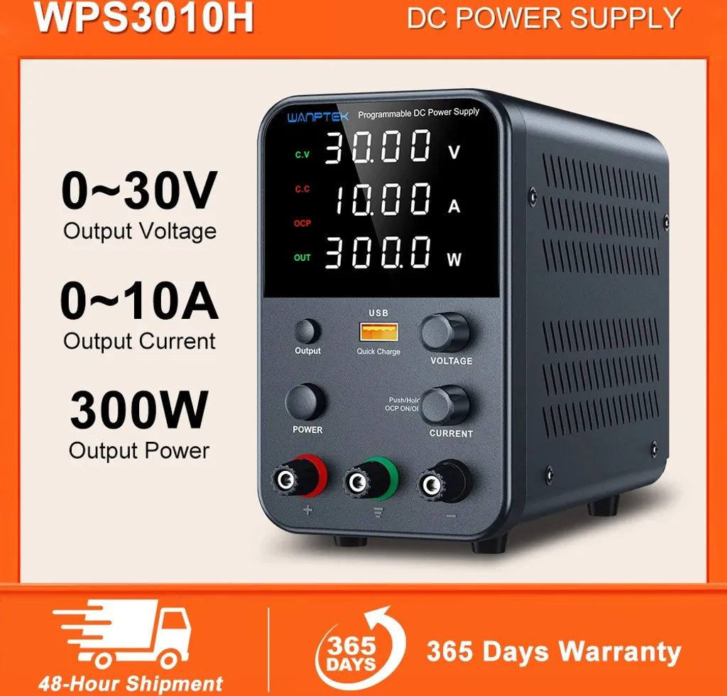 Alimentation DC 32V 10A réglable WPS3010H avec Affichage Digital Précis