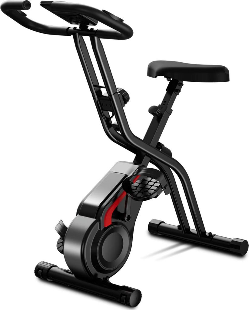 FITNESS-Heimtrainer, leises Fitnessfahrrad mit einstellbarem Widerstand, verstellbarem Lenker und Sattel, LCD-Display für Cardiotraining,