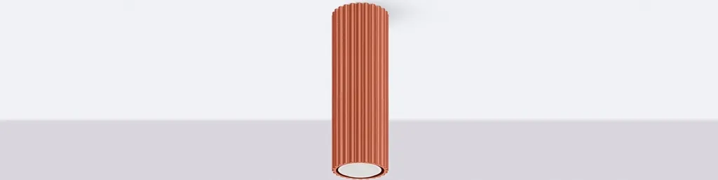 Offerta Lampada Sollux KARBON 20 Rosso Ocra - Faretto Design GU10 - 2