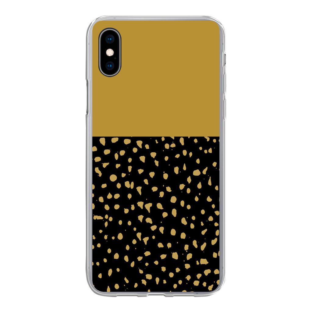 MuchoWow® Handyhülle Schutzhülle Hülle für iPhone Xs Polka Produktbild 