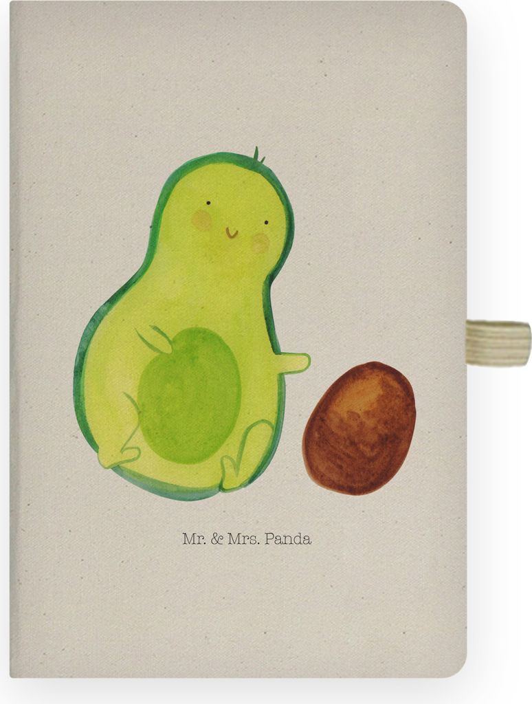 Mr. & Mrs. Panda Tagebuch Avocado Kern rollt - Transparent Produktbild 